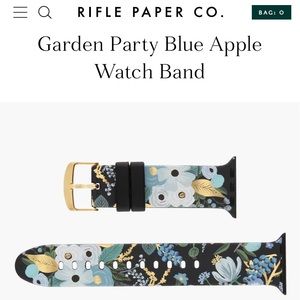 ⌚️NWT Rifle Paper Co. Apple Watchband